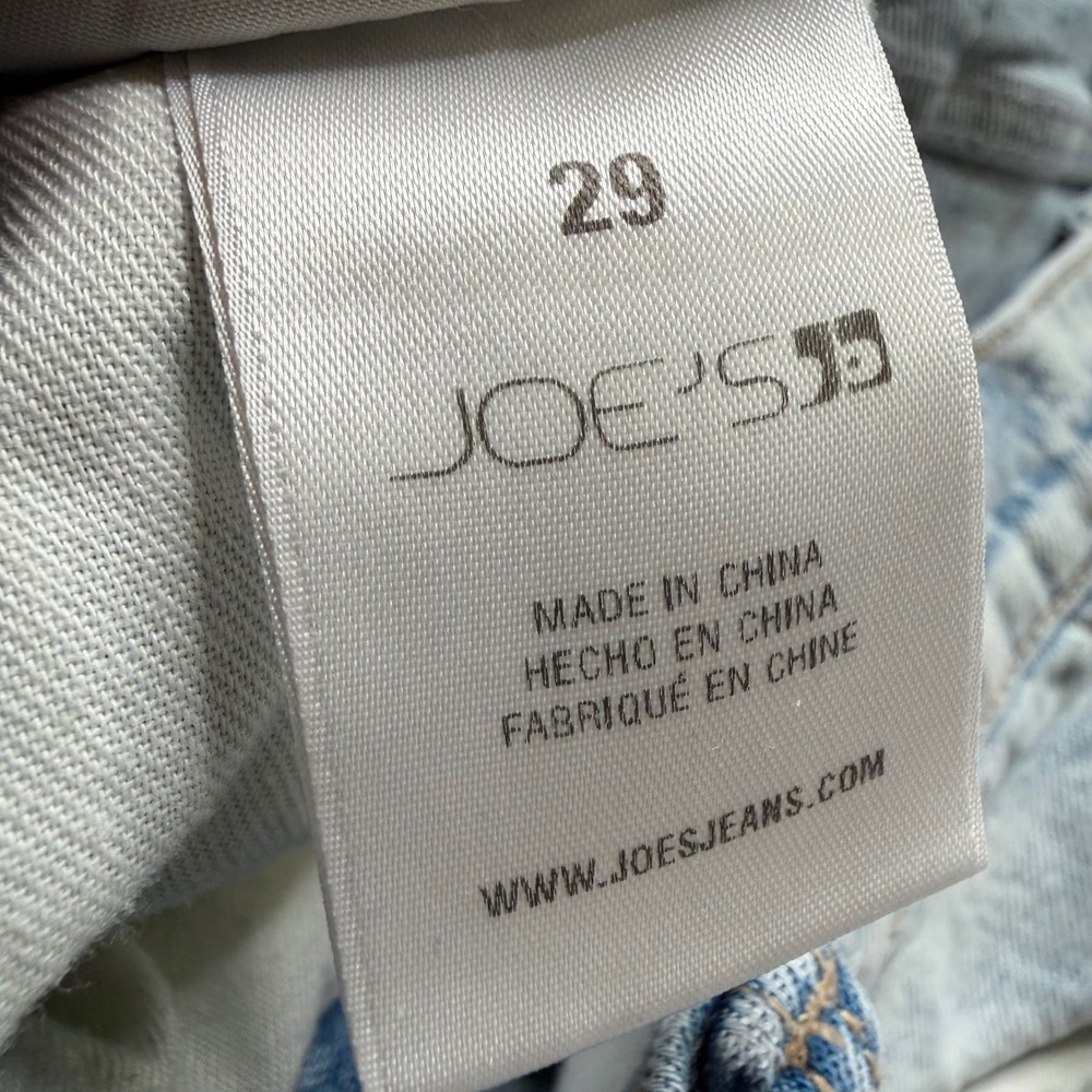 JOE'S JEANS The Luna Cigarette Ankle Light Wash High Rise Women's Size 29 FLAW - Picture 8 of 9